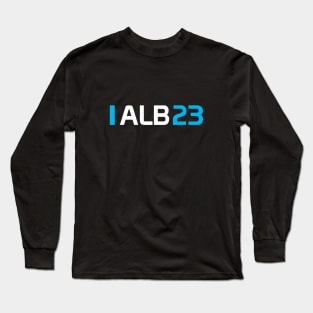 ALB 23 Design- White Text. Long Sleeve T-Shirt